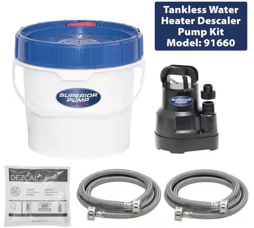 Tankless water heater descaler - tankless,