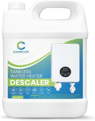 Tankless water heater - water, descaler