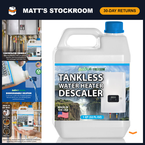 Tankless water heater flush - tankless,