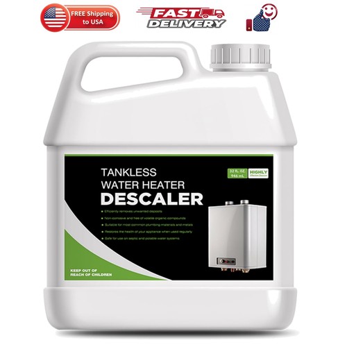 Tankless water heater descaler - tankless,