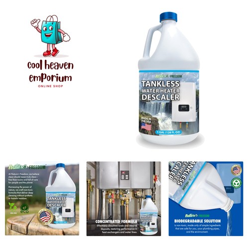 Tankless water heater flush - water,