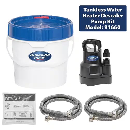 Tankless water heater descaler - tankless,