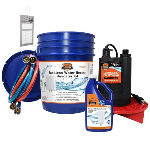 Tankless water heater descaler - tankless,